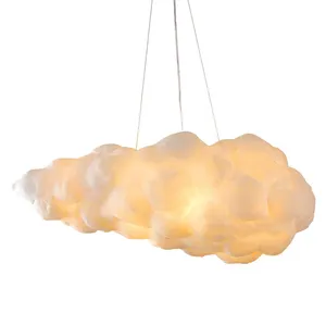 High End Home Decoration Cotton Clouds Shape Cloud Lamp Chandelier For Hotel Project