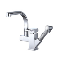 Grue thermostatique Smart Touch Robinet de cuisine Design moderne Capteur Robinet d'eau Mélangeur d'évier Robinet rotatif avec technologie de capteur