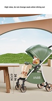 Poussette jumelle personnalisée avec pare-soleil design pliable pour pratique assis ou couché pour les jumeaux