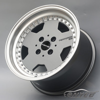 Jantes en alliage F81953 pleine face à 5 trous, concaves profonds, 15, 16, 17, 18, 19 pouces, 4x100, 5x112/120 pour Mercedes, Audi, BMW