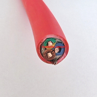 CR1 C1 câble résistant au feu 3*1.5mm2 2*1.5mm2 fil isolé en caoutchouc de Silicone conducteur en cuivre solide 300/500V CR1-C1