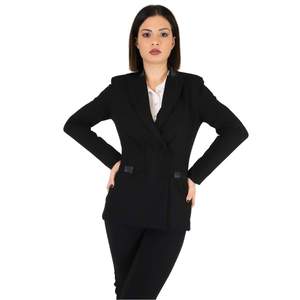 Women's <b>Jacket</b> 53538832 Blue <b>Slim</b> <b>Fit</b> Office Wear - Product Image 5