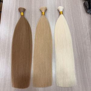 Ruyihair - Cabello Humano Ruso Eslavo Virgen sin Procesar al por Mayor, Negro y Rubio, Estilo Liso - Product Image 5