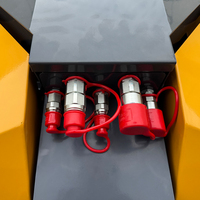 Mini Skid Steer Loader Efisiensi Tinggi Multifungsi, Loader Roda Crawler Kecil untuk Pekerjaan Renovasi Pertanian dan Bangunan