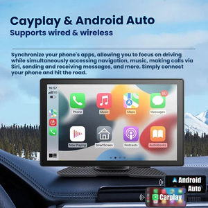 9-дюймовый портативный автомобильный GPS-навигатор с сенсорным экраном, CarPlay, Android Auto и онлайн-картами для версии 5.0 - Product Image 2