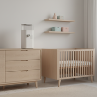 BAPHIYA Mélangeur de lait électrique pour bébé avec veilleuse Réglage de la température constante Contrôle tactile Capacité de 1,5 L pour usage domestique