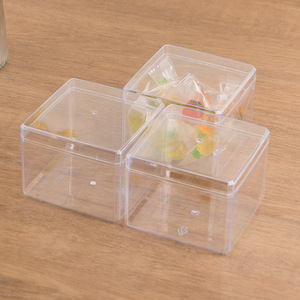 Hộp bao bì vuông trong suốt, đồ ăn nhẹ vuông, bánh ngàn lớp, món tráng miệng, hộp Tiramisu - Product Image 4