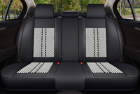 Housses de siège universelles en soie glacée, ensemble complet 9 pièces, respirantes et chauffantes/refroidissantes, pour intérieur automobile Civic, CR-V, HR-V, Accord, Odyssey, Element