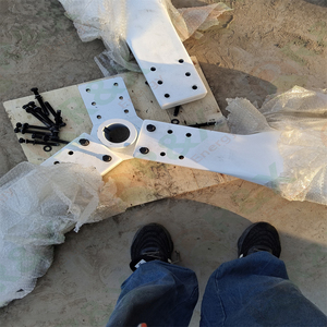 Générateur d'éolienne à grand axe horizontal à usage domestique portable 10KW-50KW <span class=keywords><strong>batterie</strong></span> Lithium-ion <span class=keywords><strong>48V</strong></span>-380V système d'énergie éolienne - Product Image 5