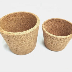 Jeu de pots de fleurs en liège, <span class=keywords><strong>Pot</strong></span> de fleurs de différentes formes, un ensemble, jardinière succulente pour la vente en gros, offre spéciale, - Product Image 3