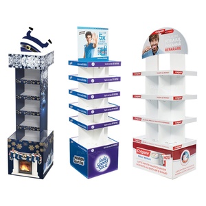 Customizable Countertop Cardboard Display <b>Box</b> Perfume & Cosmetics Retail Counter Top Display Rack PDQ Shelf Display <b>Box</b> Cap POS - Product Image 6