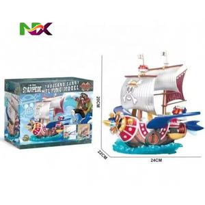 Modelo de Barco Thousand Sunny de One Piece, Coleccionable de Anime, Embarcación Pirata, Decoración de Escritorio, Fábrica - Product Image 6