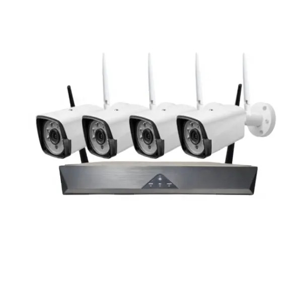 1MP/2MP/3MP 4-Kanal-WLAN-CCTV-Kamera HD NVR Wireless Security XMEYE CCTV-Überwachungs systeme WiFi NVR-Kits