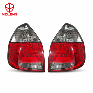 Suministro OEM: Luces traseras LED y halógenas mejoradas para Honda Fit Jazz GD1 GD3 2003-2008, compatibles con la parte trasera izquierda y derecha, tintadas ahumadas, transparentes y rojas. - Product Image 5