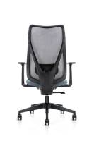 Chaise ergonomique réglable chaise d'ordinateur pivotante à dossier haut