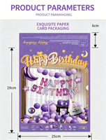 Décoration de scène pour la fête d'anniversaire des garçons et des filles, décorations de ballons sur le mur de fond. Une ambiance joyeuse