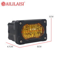 Feux LED 12V 24V pour tout-terrain, camion, moto, phare pour Baja Surron Talaria, moto universelle, antibrouillard, projecteur