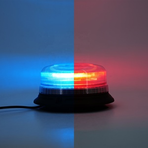 Luz de Emergencia Giratoria Ece LED de Doble Color 12-24v, Intermitente de Señalización de Tráfico, Luz Estroboscópica de Emergencia, Lámpara de Advertencia de Seguridad - Product Image 1