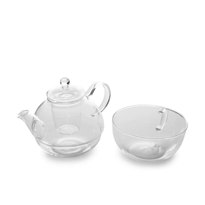 550ml soffiato a mano tazza di vetro trasparente resistente al calore e filtro teiera a base di erbe <span class=keywords><strong>Set</strong></span> di tè in vetro borosilicato <span class=keywords><strong>per</strong></span> una teiera - Product Image 2