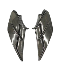 Prises d'air latérales arrière en fibre de carbone sèche de style capot pour Ferrari 488 GTB Spider