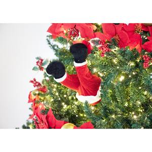 Jambes de Père Noël mobiles de 35 cm pour décoration d'arbre - Product Image 1