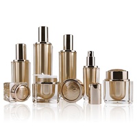 Flacon pulvérisateur en plastique acrylique pour cosmétiques, capacité de 50 ml, nettoyant visage et tonique