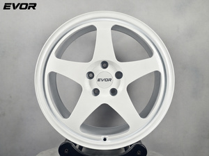 Rines EVOR Desmond <span class=keywords><strong>Evo</strong></span> para Autos de Pasajeros, para Superdeportivos BMW, Benz, de 17, 18, 19, 20, 21 y 22 Pulgadas, Personalizados en Plata, Aleación Original - Product Image 1