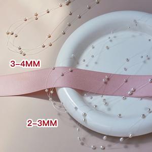 <b>Mermaid</b> Tears Natural Freshwater Pearl Necklace Invisible Transparent New Stacked Starry Neck Collar Chain - Product Image 3