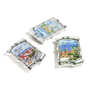 Souvenirs de voyage de Croatie, aimants de réfrigérateur en résine 3D, vente en gros, paysages de Trogir, Hvar, Vir, Pula, aimants de réfrigérateur, cadeaux touristiques - Product Image 2