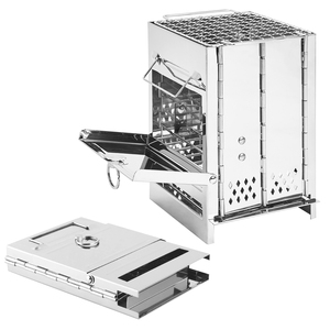 G34 <strong>Small</strong> Iron Charcoal BBQ Grill Stove Wholesale Folding Design High Quality for <strong>Barbeque</strong> Cooking Essential BBQ Tools - Product Image 3