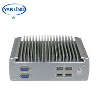 Goedkope groothandel dual-core 6e generatie MINI desktopcomputer DDR4 slot industriële pc
