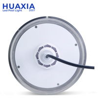 Lumière de piscine murale LED RGB HUAXIA 1,5'' 12V, acier inoxydable 316L, étanche IP68, 18W 24W, télécommande, angle de faisceau 120°