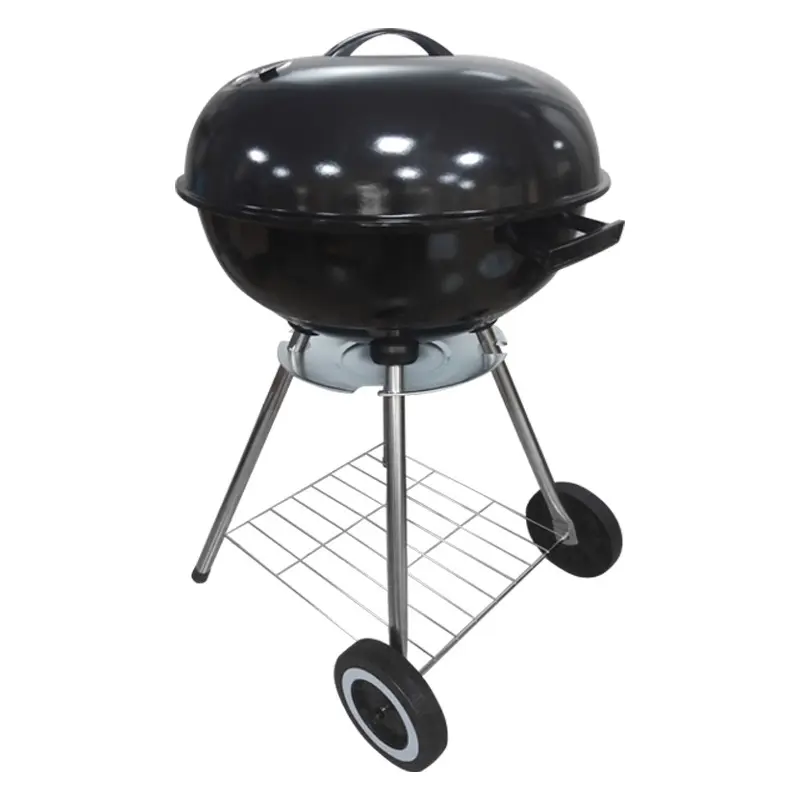 Zogifts venta superior transfronteriza al por mayor barbacoa al aire libre portátil de 18 pulgadas parrilla en forma de fuego de madera de carbón