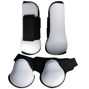 Ngựa Thiết Bị Phụ Kiện Tùy Chỉnh Đua Ngựa Chân Bảo Vệ Neoprene 4Pcs Ngựa Gân Fetlock Khởi Động - Product Image 3