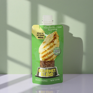 Sachet à bec verseur pour sauce épaissie <span class=keywords><strong>de</strong></span> qualité alimentaire, anti-fuite, en plastique, <span class=keywords><strong>autoportant</strong></span>, personnalisable - Product Image 4