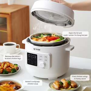 Cuisinière électrique à pression <span class=keywords><strong>de</strong></span> haute qualité 3QT avec cuve intérieure en aluminium, multifonction 13-en-1, excellente pour un usage domestique et hôtelier - Product Image 4