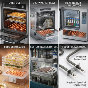Élément chauffant électrique pour barbecue en acier inoxydable 220V 1000W 2000W 2500W 3kW 6kW 9kW - Product Image 3