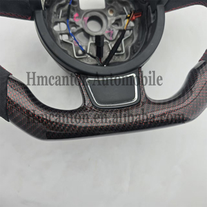 Volante de Fibra de Carbono Alcantara para Audi A3 A4 A5 A6L A8 Q5 Q7 Q8 TT B9, Venta al por Mayor - Product Image 5