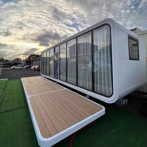 Casas Prefabricadas Inteligentes de 20 pies con Paneles Sándwich, Casa Contenedor Tipo Cabaña Apple con Baño para Uso en Hoteles al Aire Libre - Product Image 4