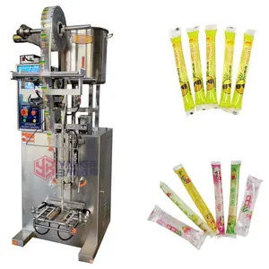 YB-330Y Heat Sealing Automatic Plastic Bag Liquid Ice Pop Ice lolly Popsicle Filling Sealing Packing Machine 50ml 100ml