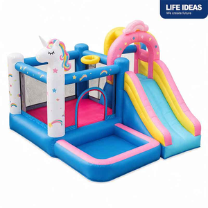 Customized Commercial Inflatable Water <b>Slide</b> With Detachable Swimming <b>Pool</b> Blower Backyard Kids Party Adults Fun - Product Image 3