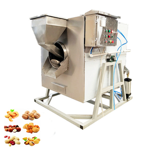 <strong>Drum</strong> Type Gas Electric SoyaBean Chickpea Ground Nut Cacao Cocoa Bean Drying <strong>Roaster</strong> Roasting Machine - Product Image 1