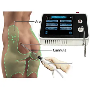 Endolaser máquina de lipólise de gordura 980nm diodo laser lipoaspiração cânula 1470nm fibra laser corpo contragem rosto levantamento spa óptica