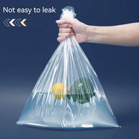 Sacs plats en plastique transparent de qualité alimentaire, résistants à l'humidité et à la poussière, recyclables, pour l'emballage de thé et de produits secs en supermarché