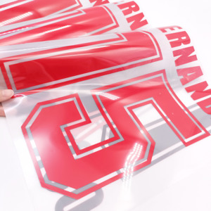 Bán buôn bóng đá Jerseys chữ in Plastisol thiế<span class=keywords><strong>t</strong></span> kế nhãn dán logo Báo Chí nhiệ<span class=keywords><strong>t</strong></span> chuyển số cho thể thao mặc <span class=keywords><strong>t</strong></span> Áo sơ mi - Product Image 2