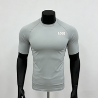 T-shirt à manches courtes de haute qualité, vente chaude, impression sur écran, t-shirts décontractés pour hommes, t-shirts de fitness athlétiques à séchage rapide, t-shirt de gym personnalisé