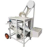 Souffleur d'air nettoyeurs de grains mobile petit winnow nettoyeur de grains nettoyeur de grains
