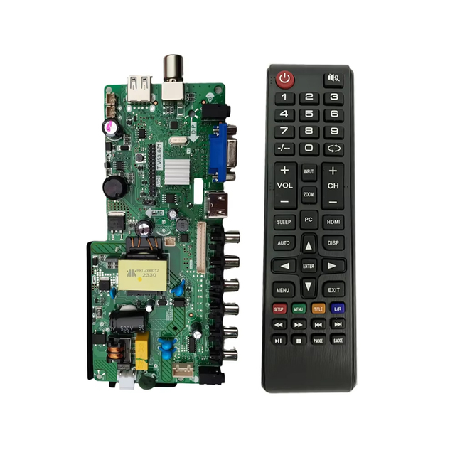 T.V53.671 24-Inch Universal LED TV Mainboard with Jumper Universal LCD LED TV Control Board SKD Kits and Parts