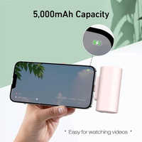 Productos de Moda, Mini Banco de Energía de 5000 mAh con Carga Rápida PD20W, Los Mejores Regalos Promocionales para Navidad, Los Más Vendidos de Alibaba