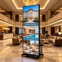 Écran LED portable P1.86 P2 P2.5 pour affichage publicitaire intelligent sur pied, idéal pour les centres commerciaux
